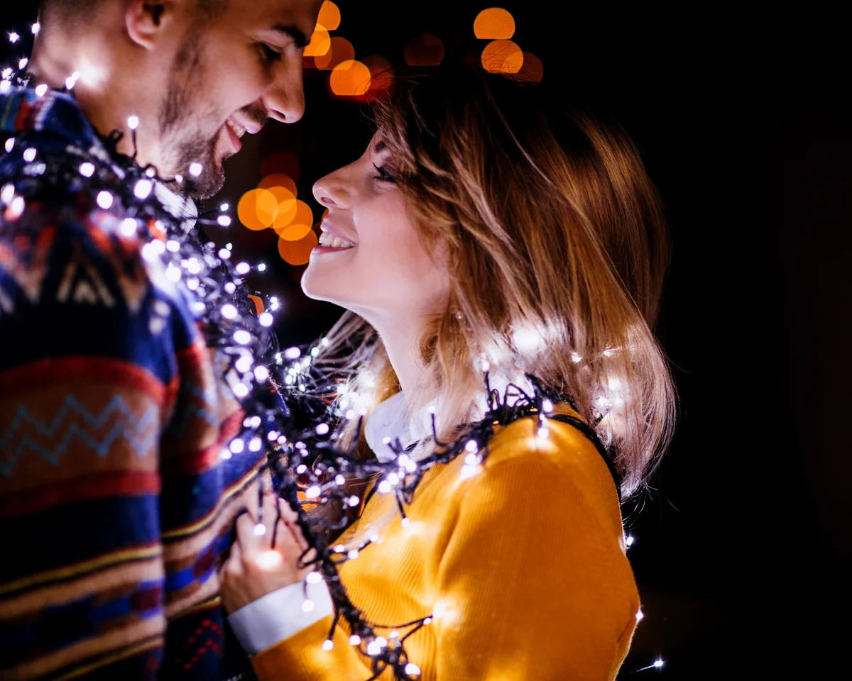 Christmas couple