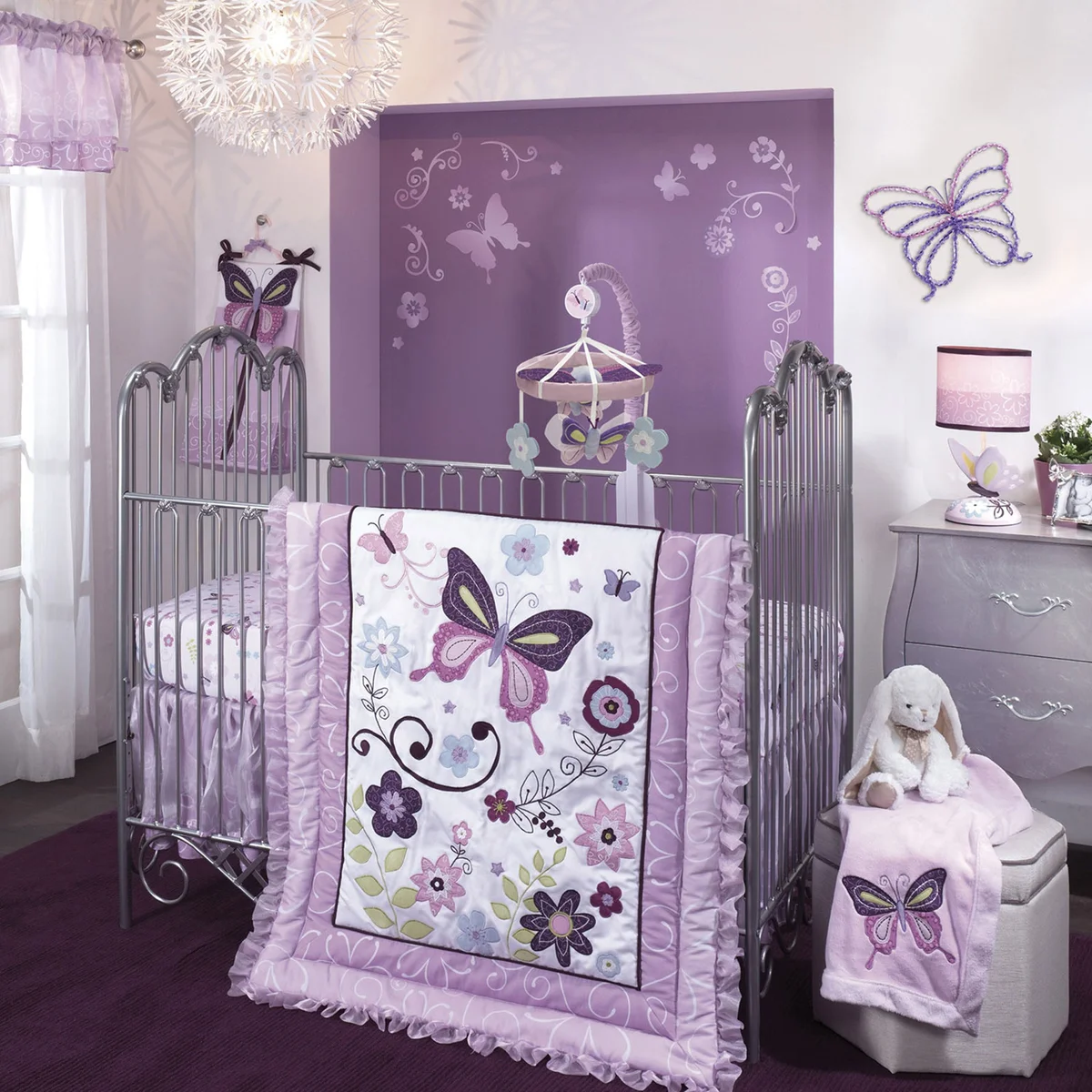 Lambs & Ivy® Butterfly Lane Crib Bedding Collection