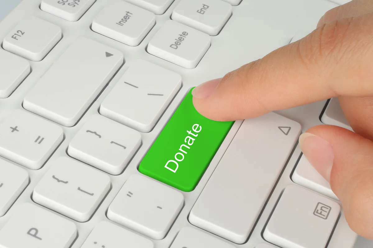 Donate button