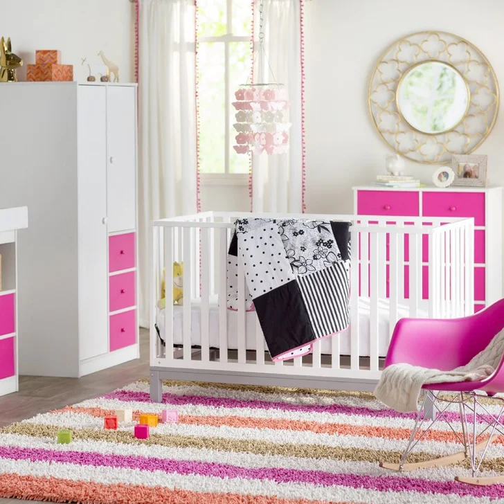 Viv + Rae Everett Hand Tufted Pink Orange Area Rug