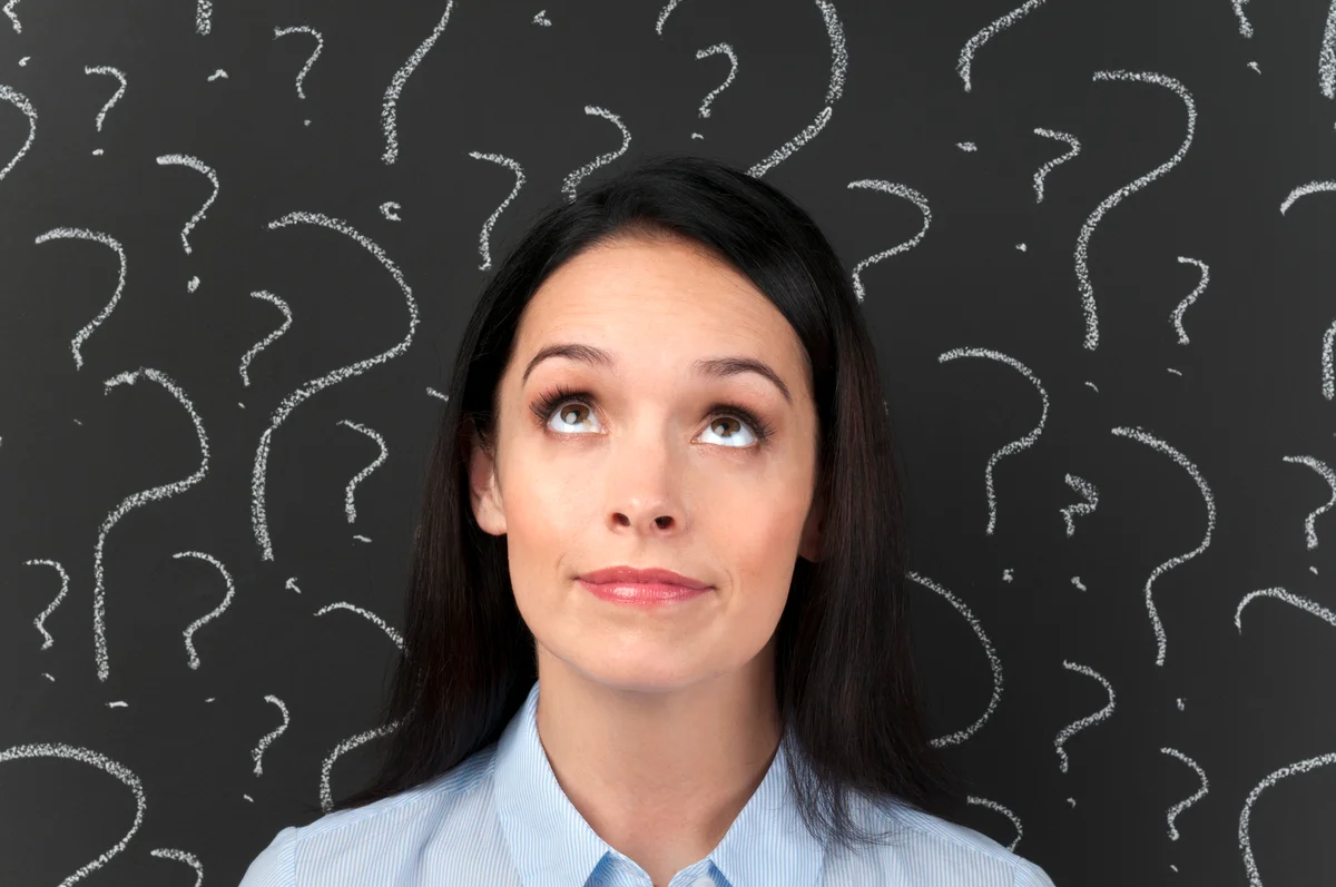 woman with questions