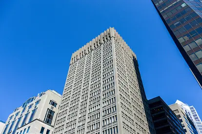 Modern condo buildings