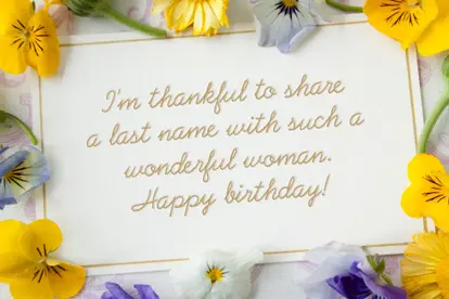 I'm Thankful Birthday Card