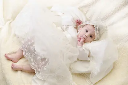 Christening baby