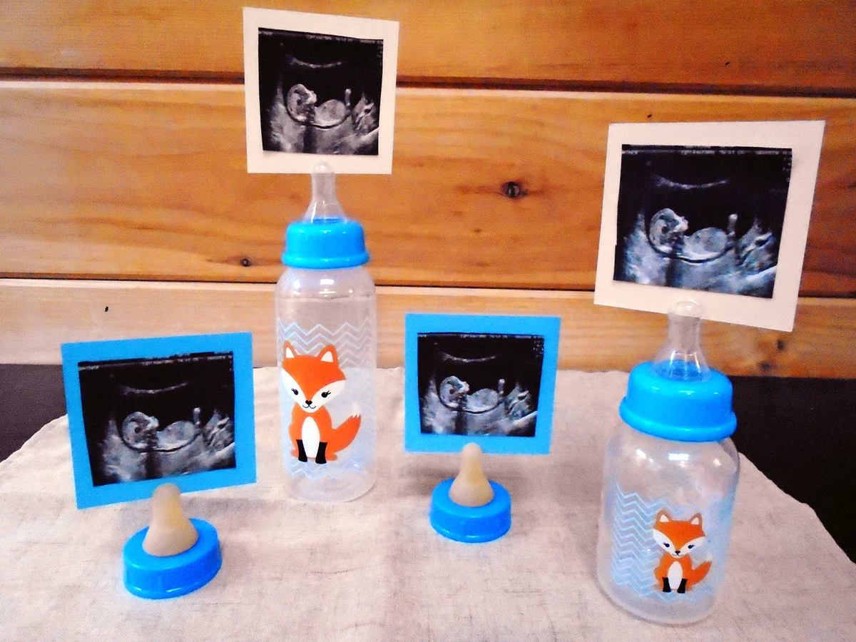 Baby Bottle Photo Holders