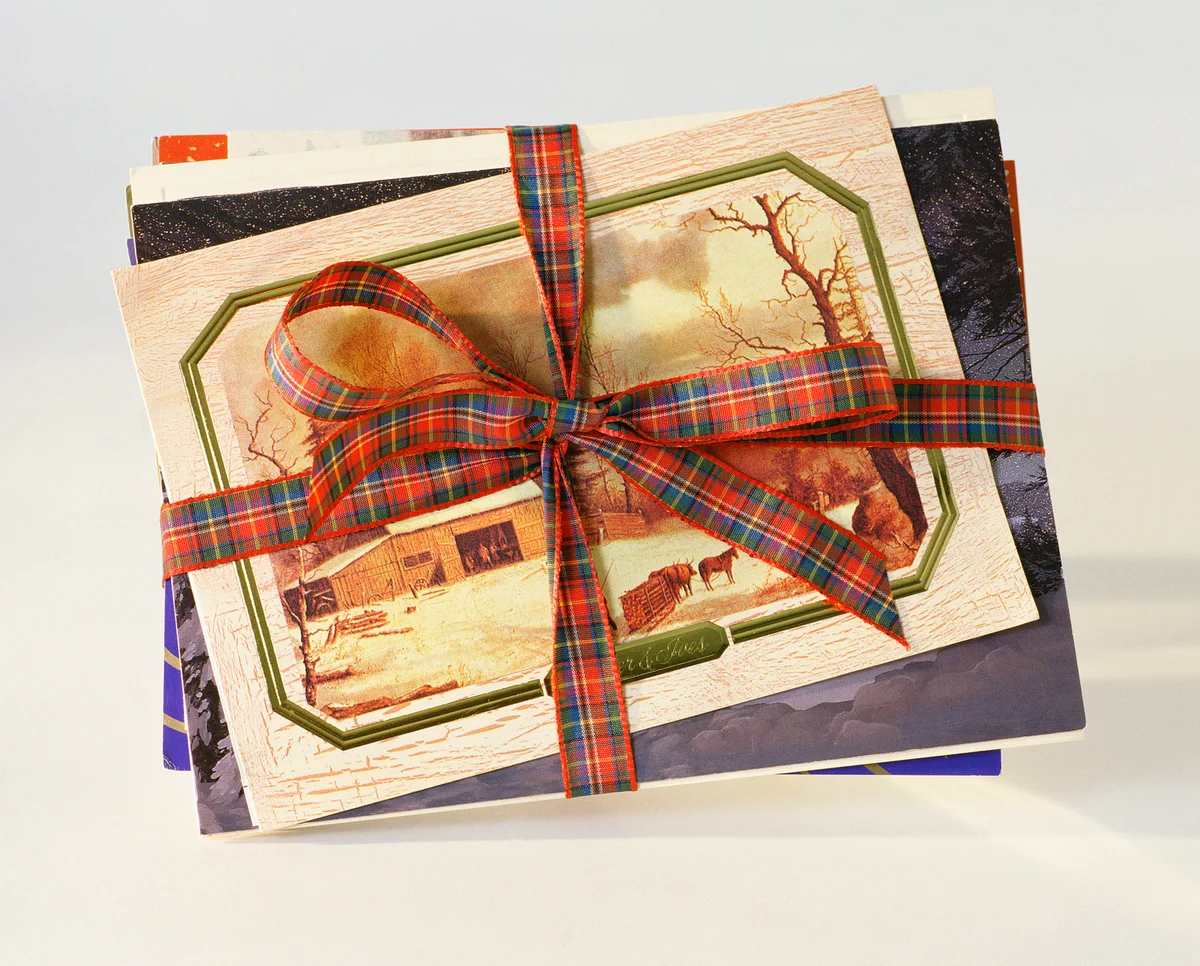 bundle of cards