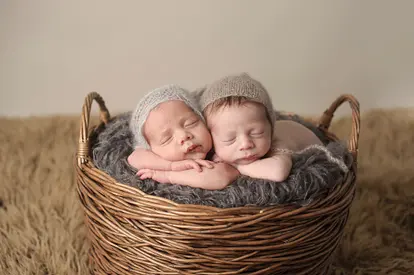 Peaceful Newborn Twins