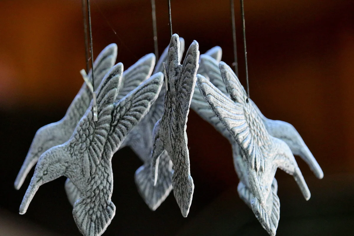 Hummingbird wind chime