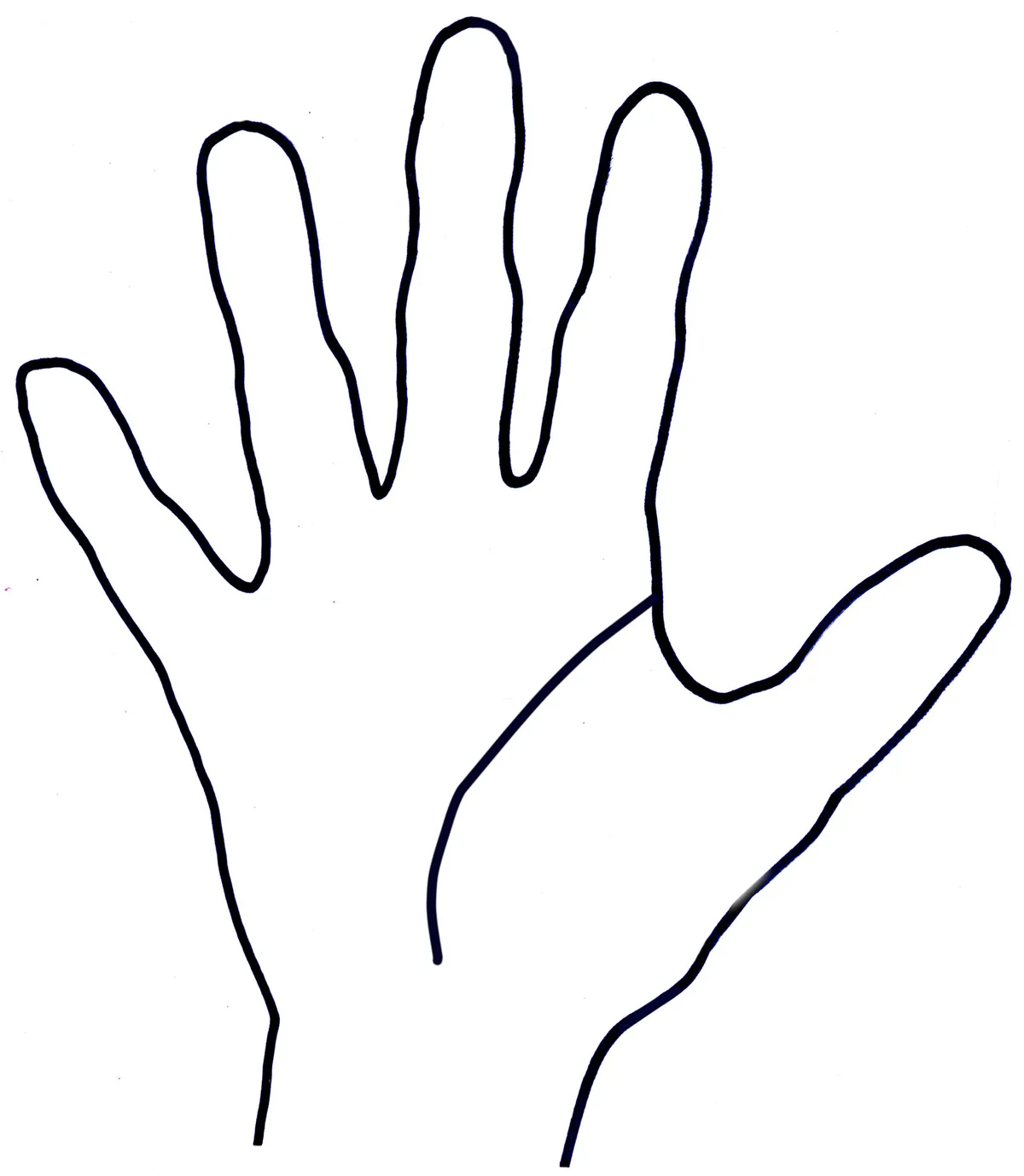 Life line on hand