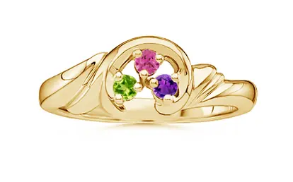 Customizable Swirl Ring