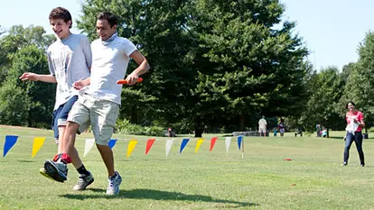 Three legged race