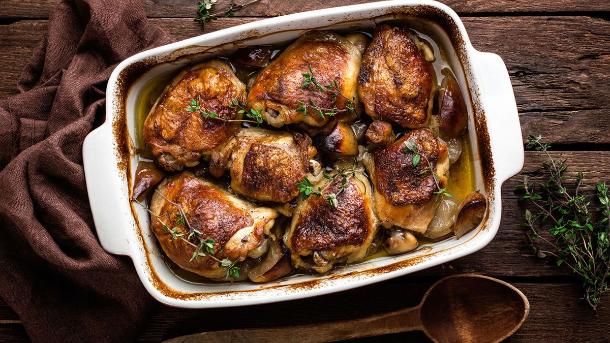 Easy & Savory Baked Chicken Thighs Recipe