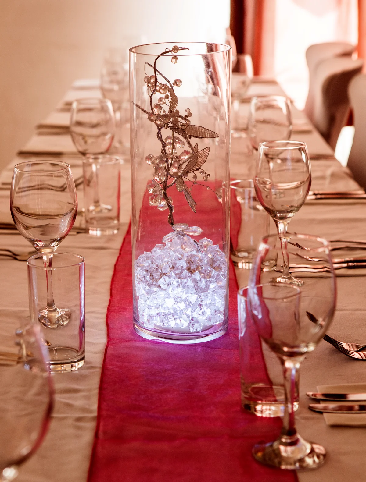 Glowing centerpiece