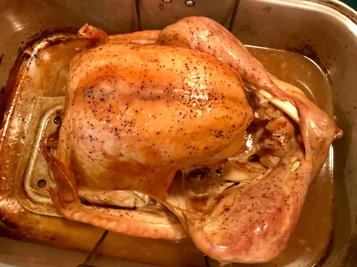 Homemade roast turkey