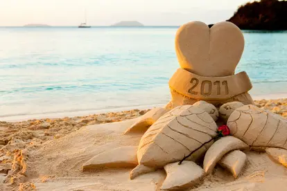 Celebration of Love Sand Sculpture