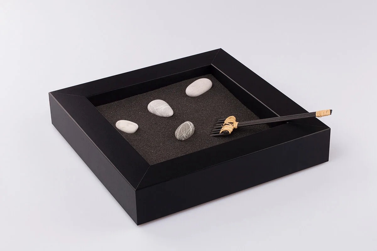 Wooden zen table garden