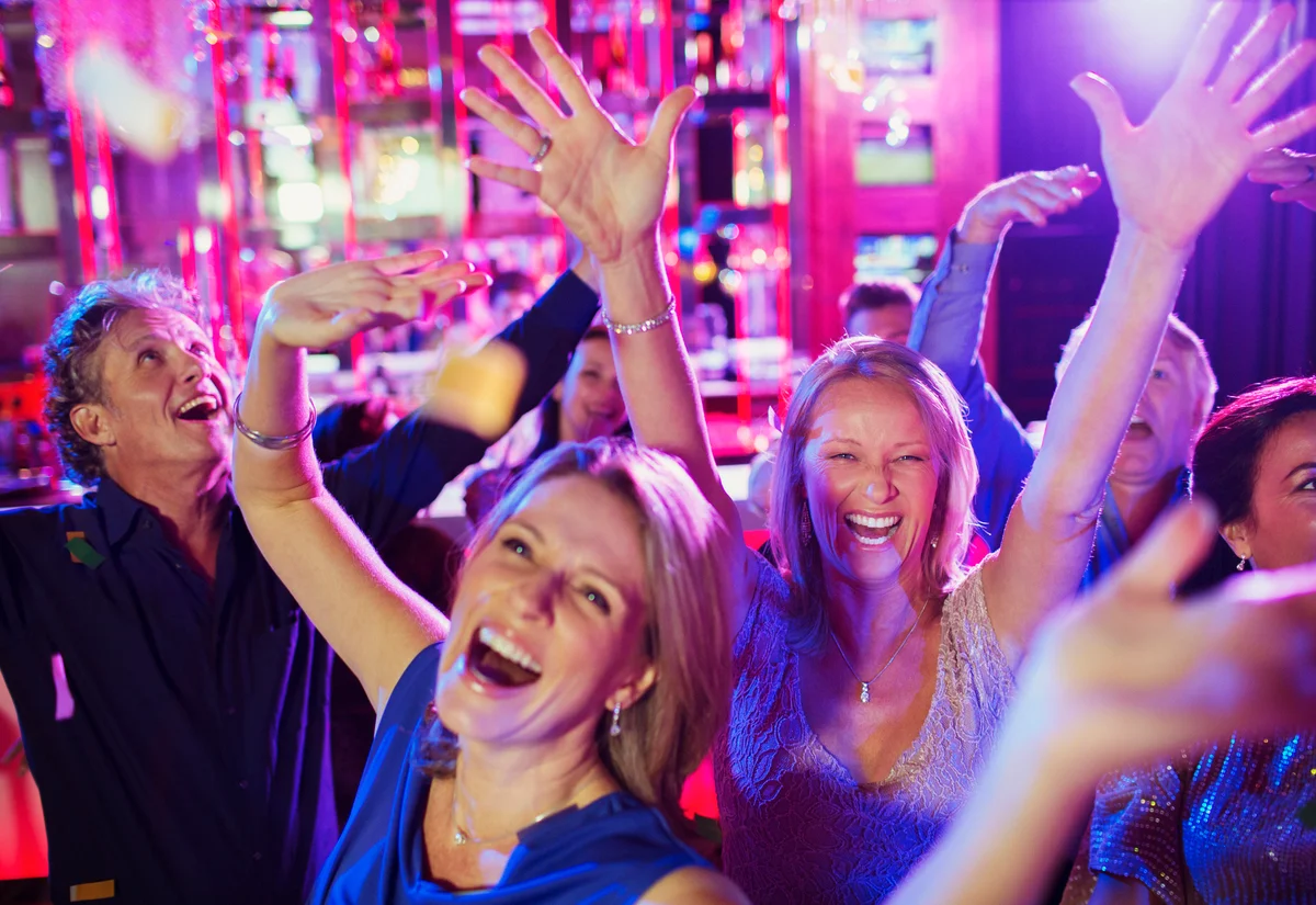 People having fun in nightclub