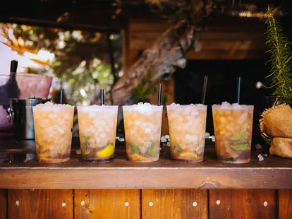 Peach and Brown Sugar Julep