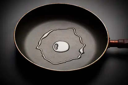 cooking oil in pan