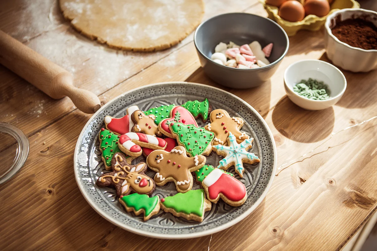 assorted decorated cookies