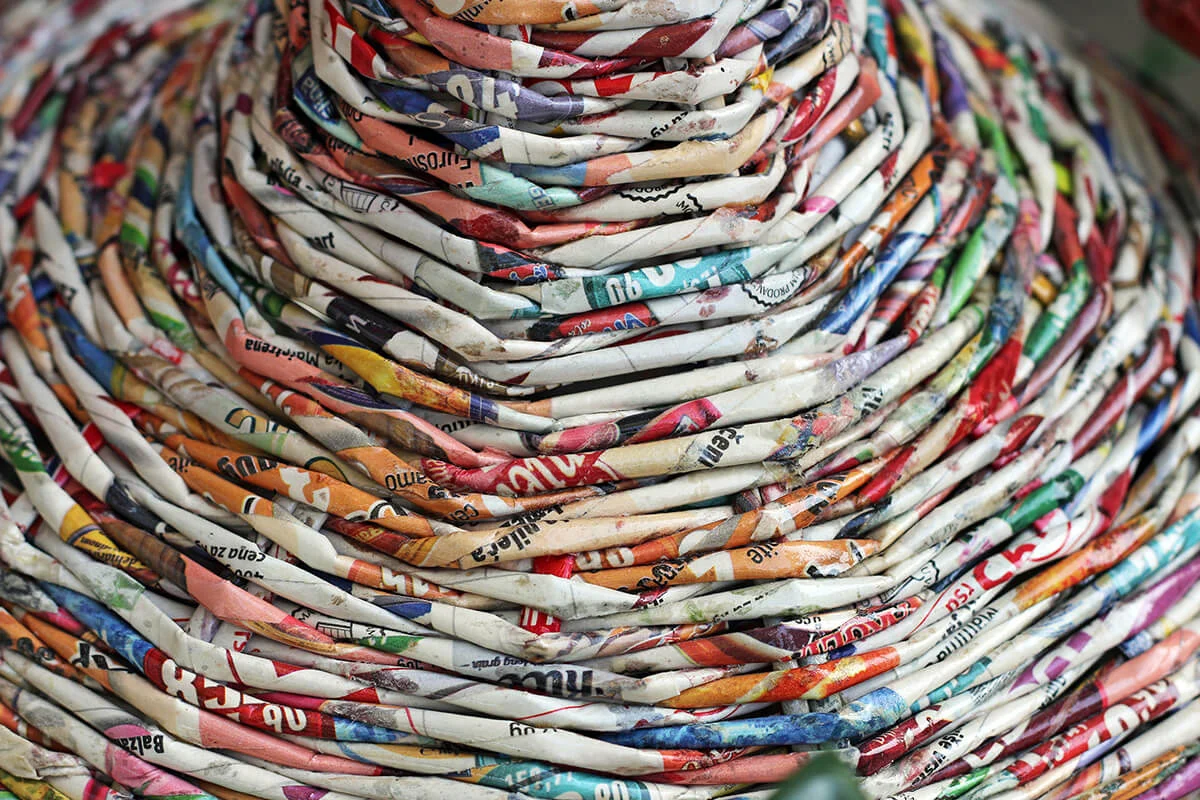 Woven Wastebasket
