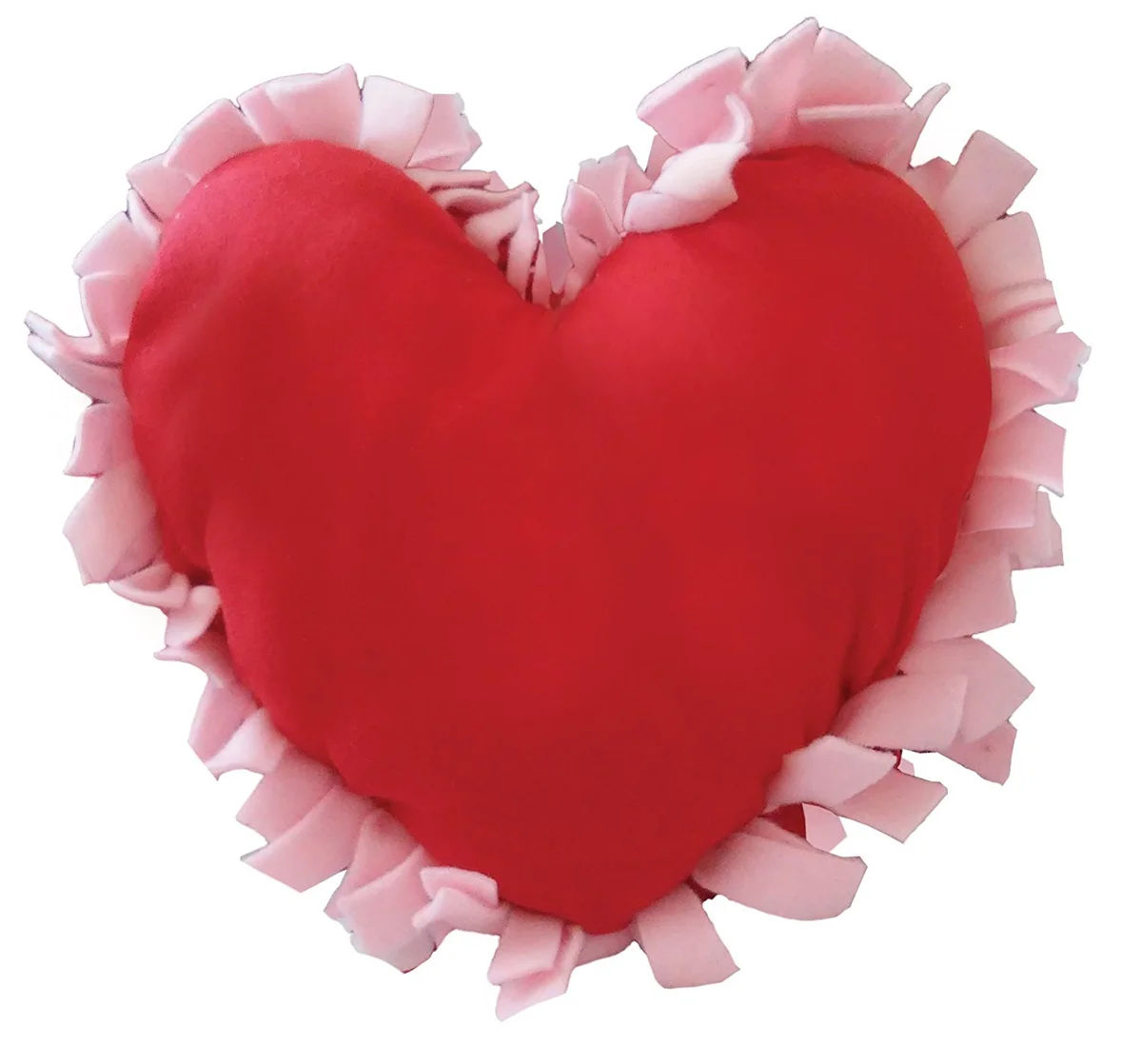 DADM Heart Pillow Craft Kit, DIY Crafts Kits for Kids and Adults, Girls and Boys No sew Tie a pillow kit, Knot-it and Stuff, Precut fleece fabric and stuffing Selfme - https://amzn.to/2Hjz1Ji