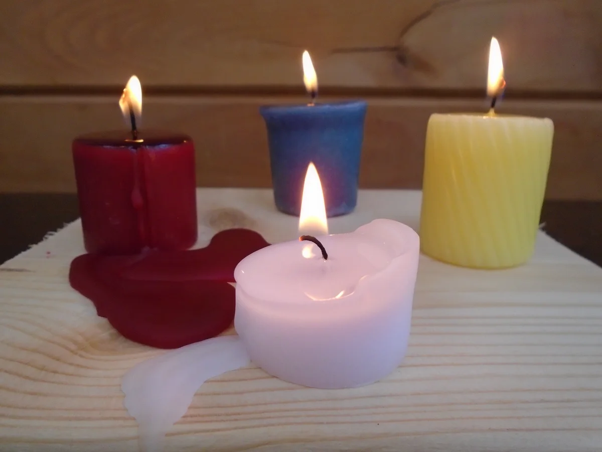 Votive Candles After One Hour of Burning
