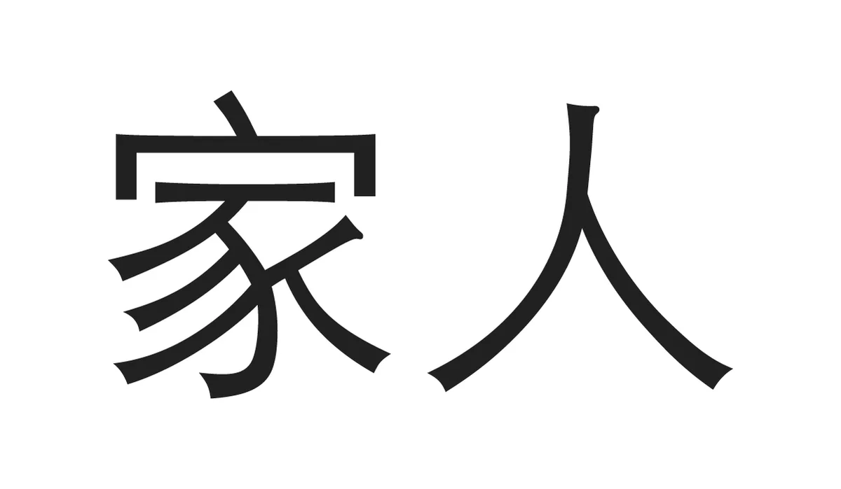 Chinese Symbols for Family
