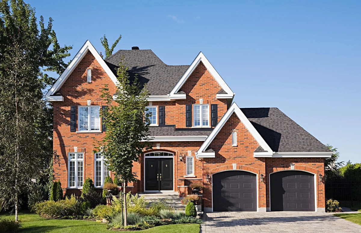 Exterior of a large house