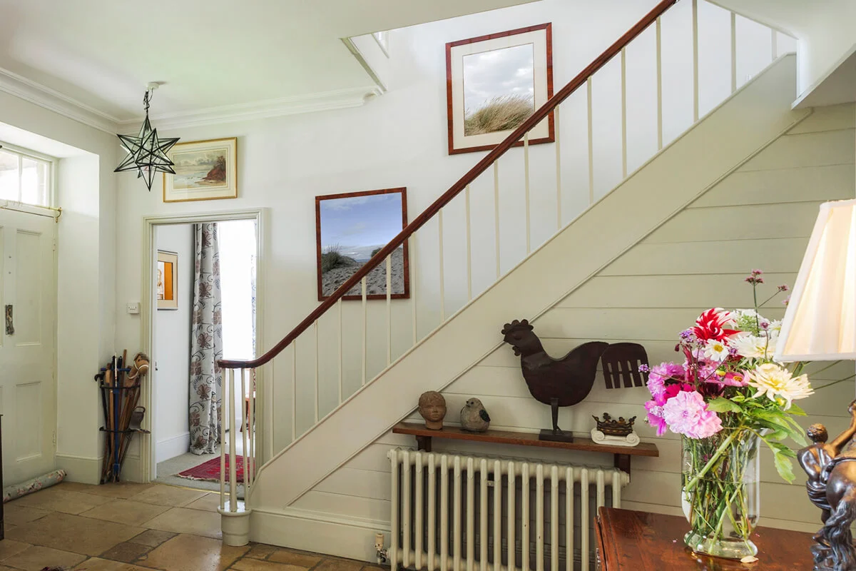Staircase to livingroom