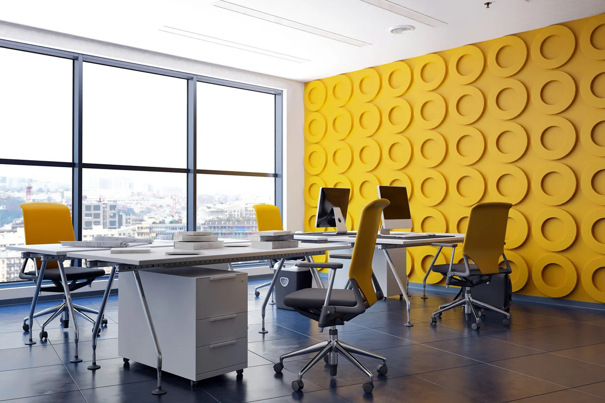 Mustard office interior / ID 63461410 © Emotionart