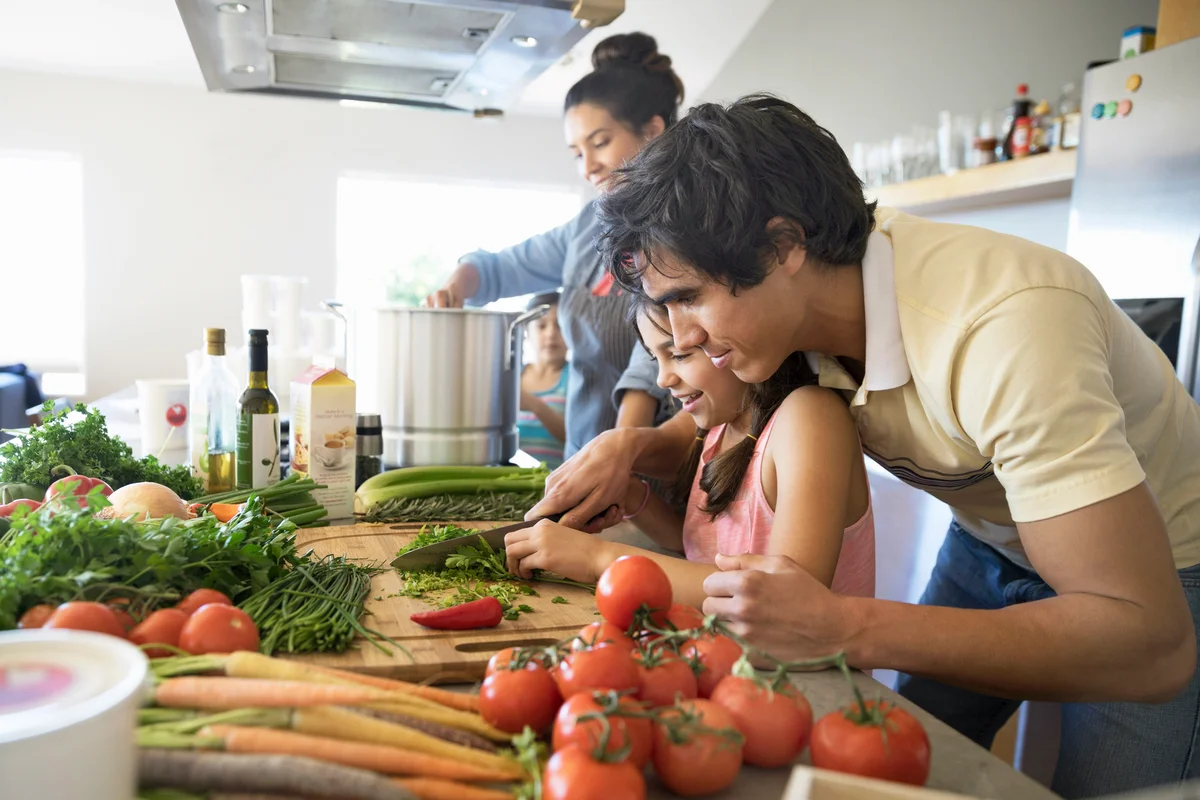 Family cooking