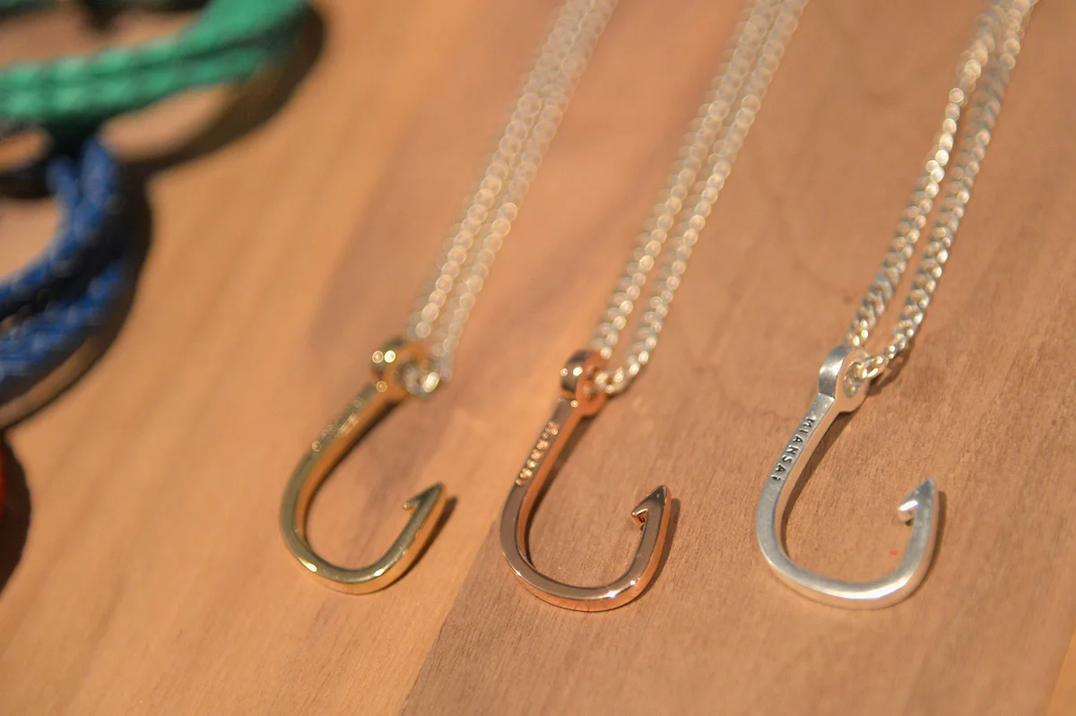 Miansai necklace at the Detail's Men's Accessories Fall 2013 show during Mercedes-Benz Fashion Week in New York City.
