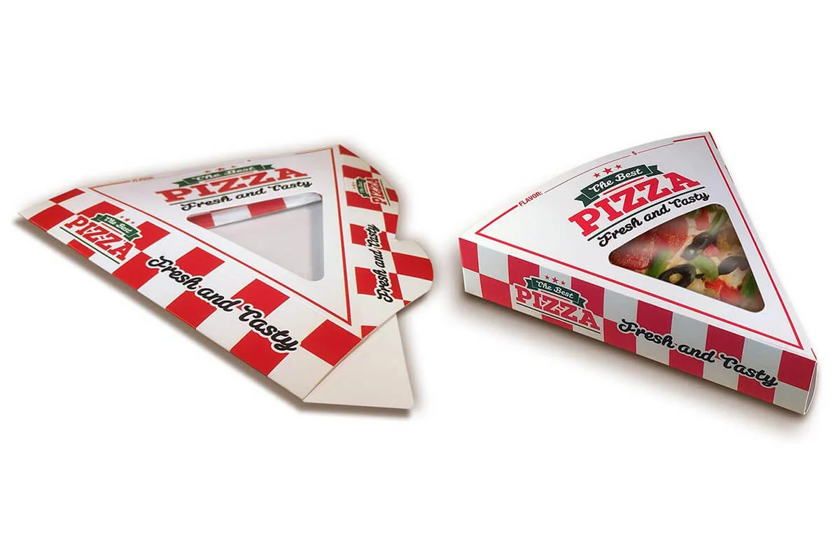 Pizza Slice Boxes - 250 boxes per case / https://amzn.to/2LYXj2A