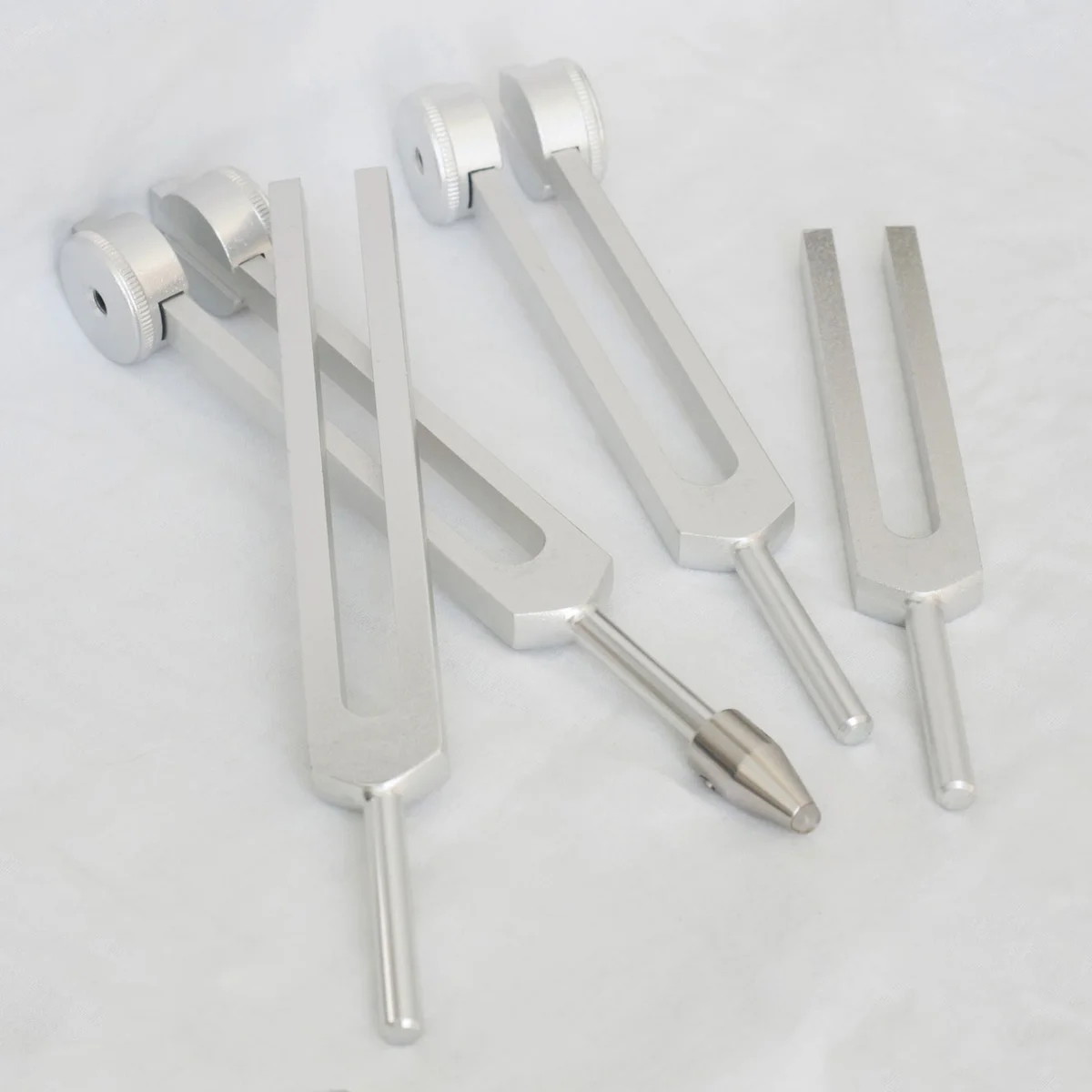 Tuning forks (weighted and unweighted)