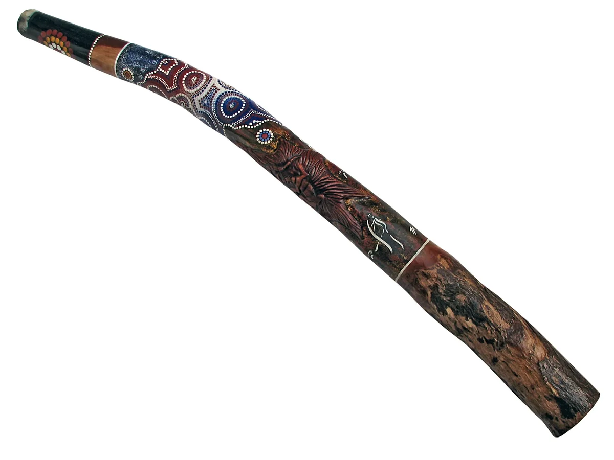 Decorated didgeridoo