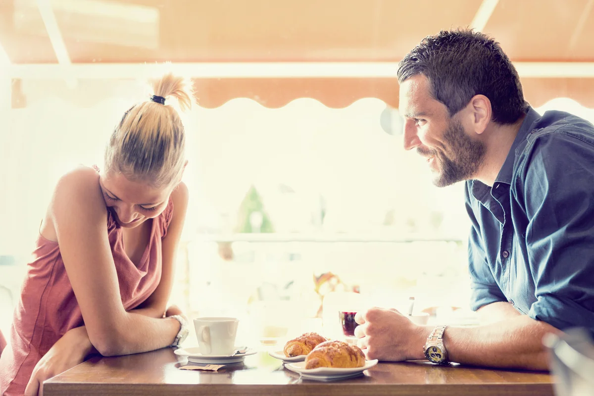 Young couple on a date