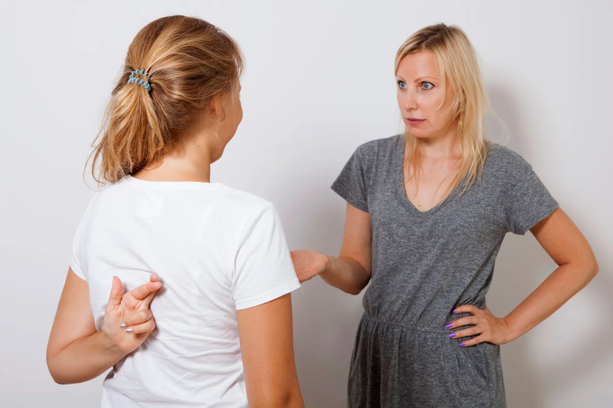 Teen not being honest with adult