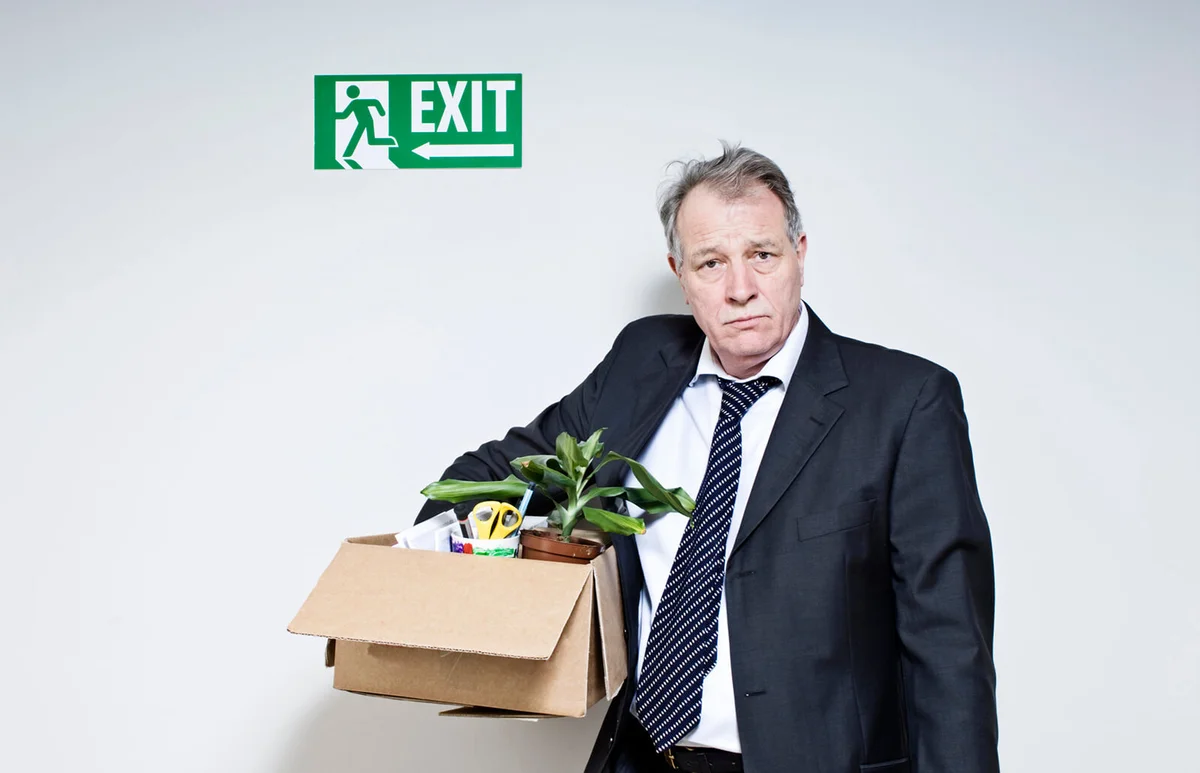 Mature Male Just Been Fired