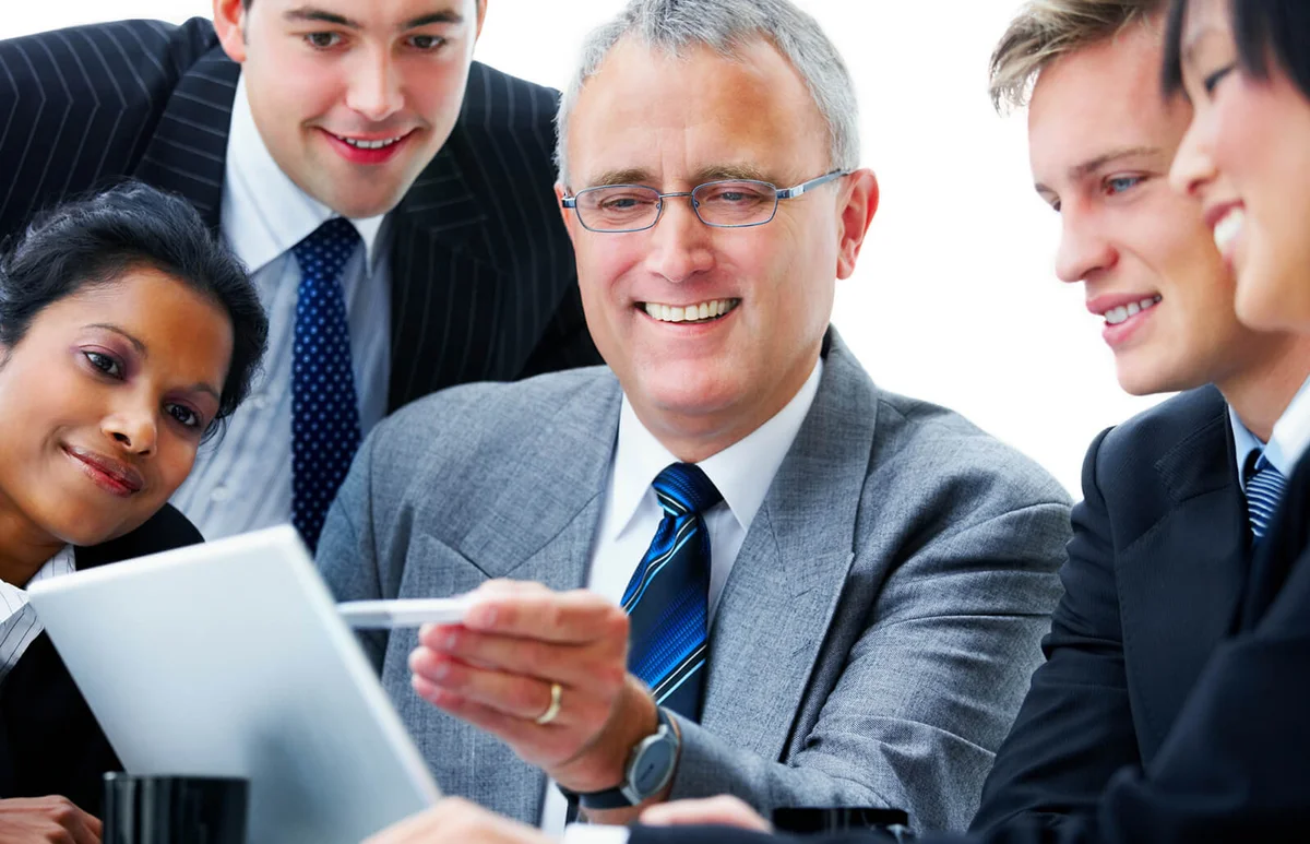 Business people discussing in a meeting
