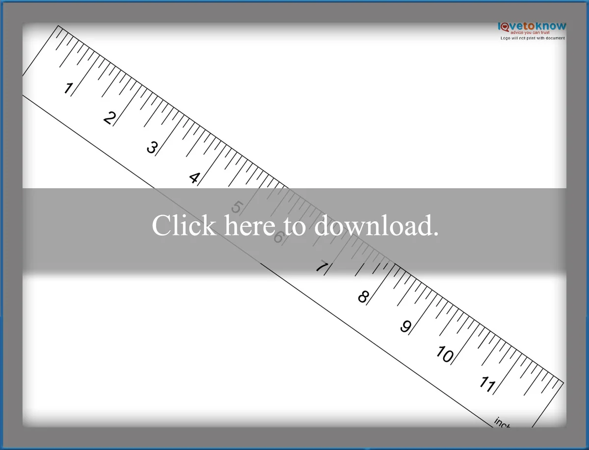 Ruler One Inch Thumb