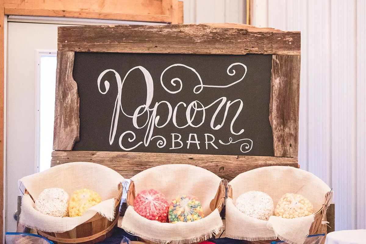 Popcorn ball bar