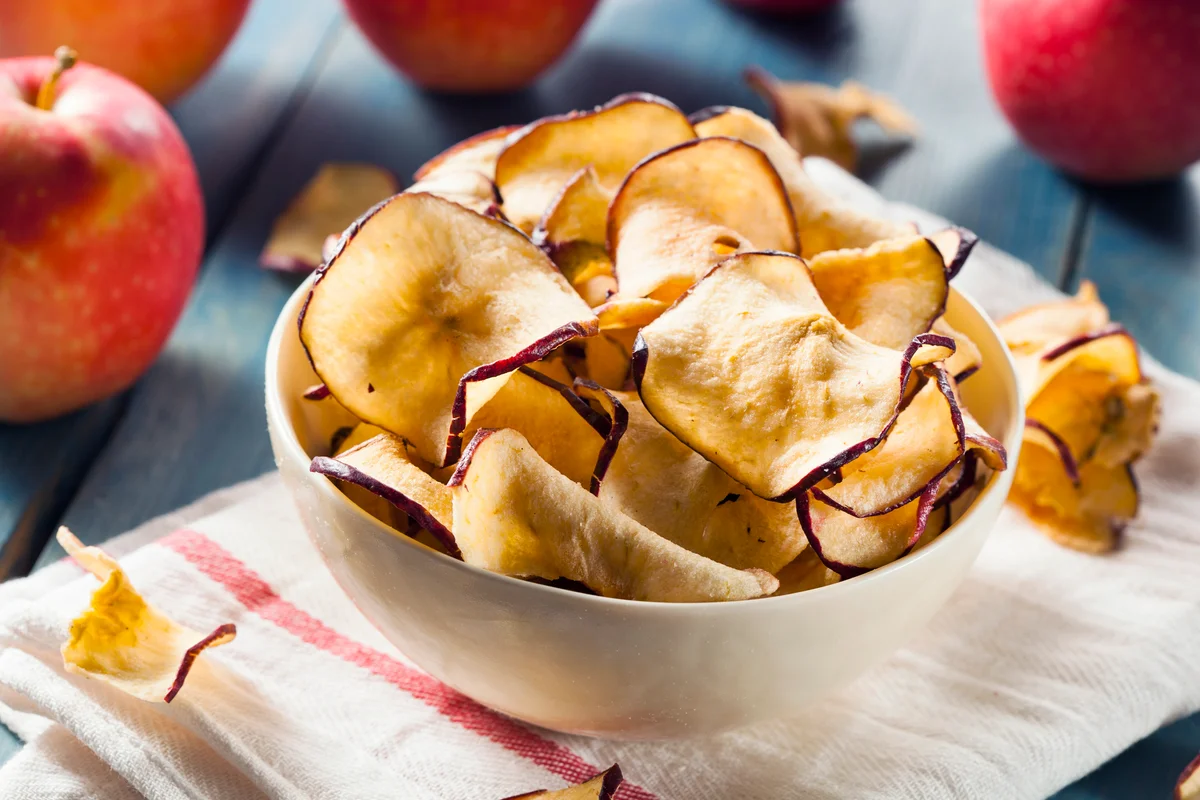 Baked Dehydrated Apples Chips