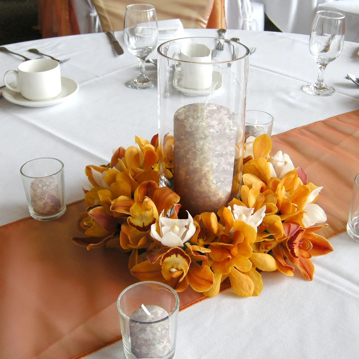Table at a wedding reception