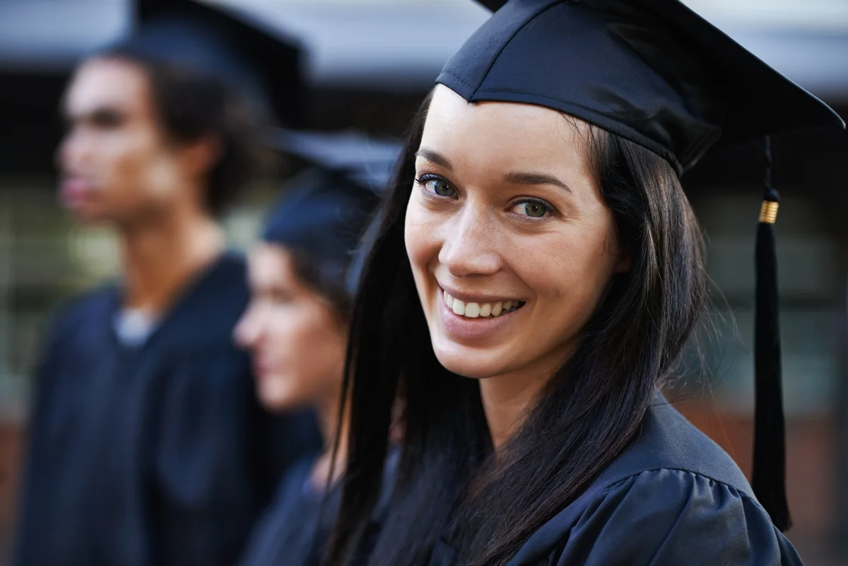 Smiling graduate
