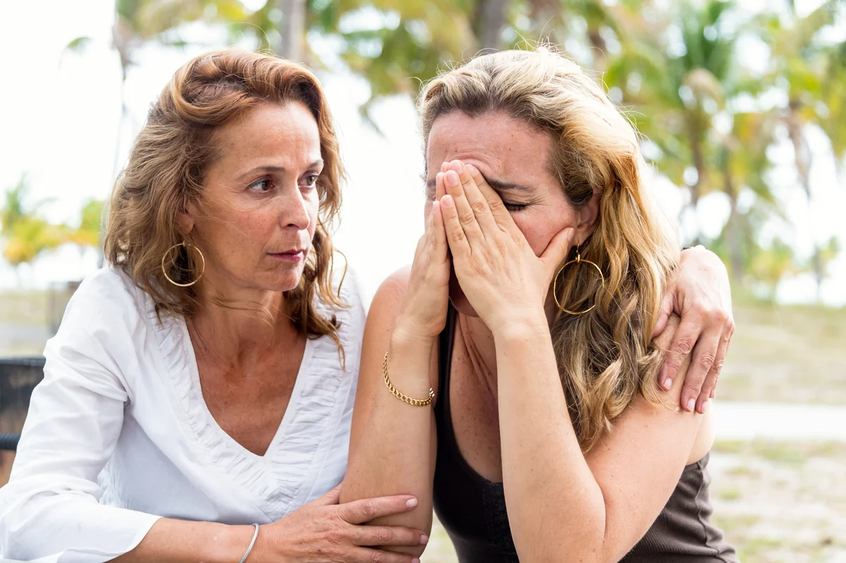 comforting a friend after a death
