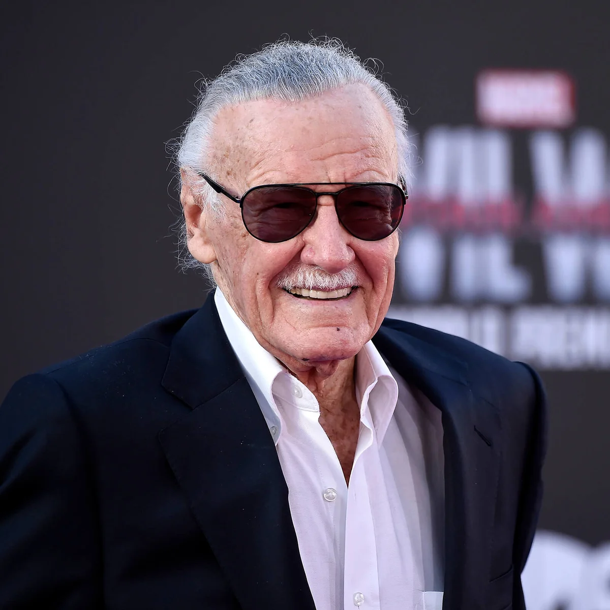 Stan Lee attends the premiere of Marvel's 'Captain America: Civil War'