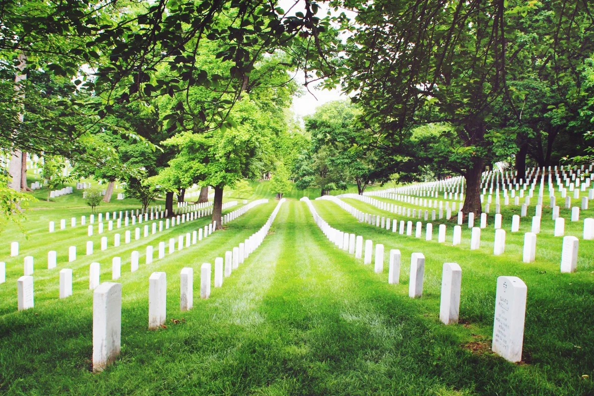 Tombstone At Arlington National Cemetery