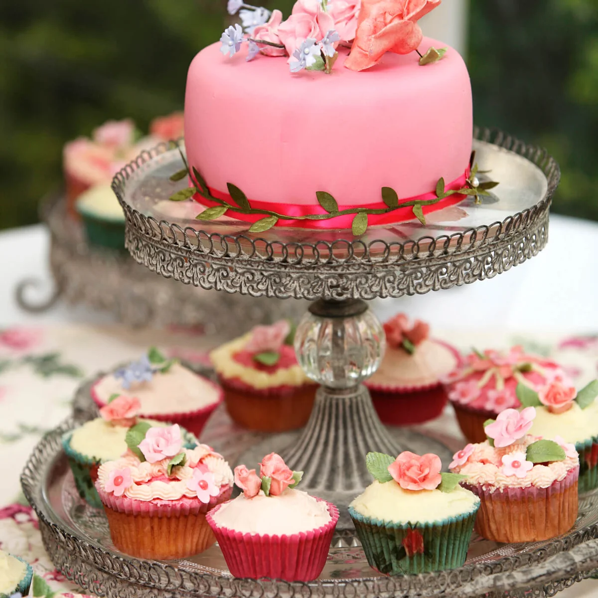 Garden cupcakes