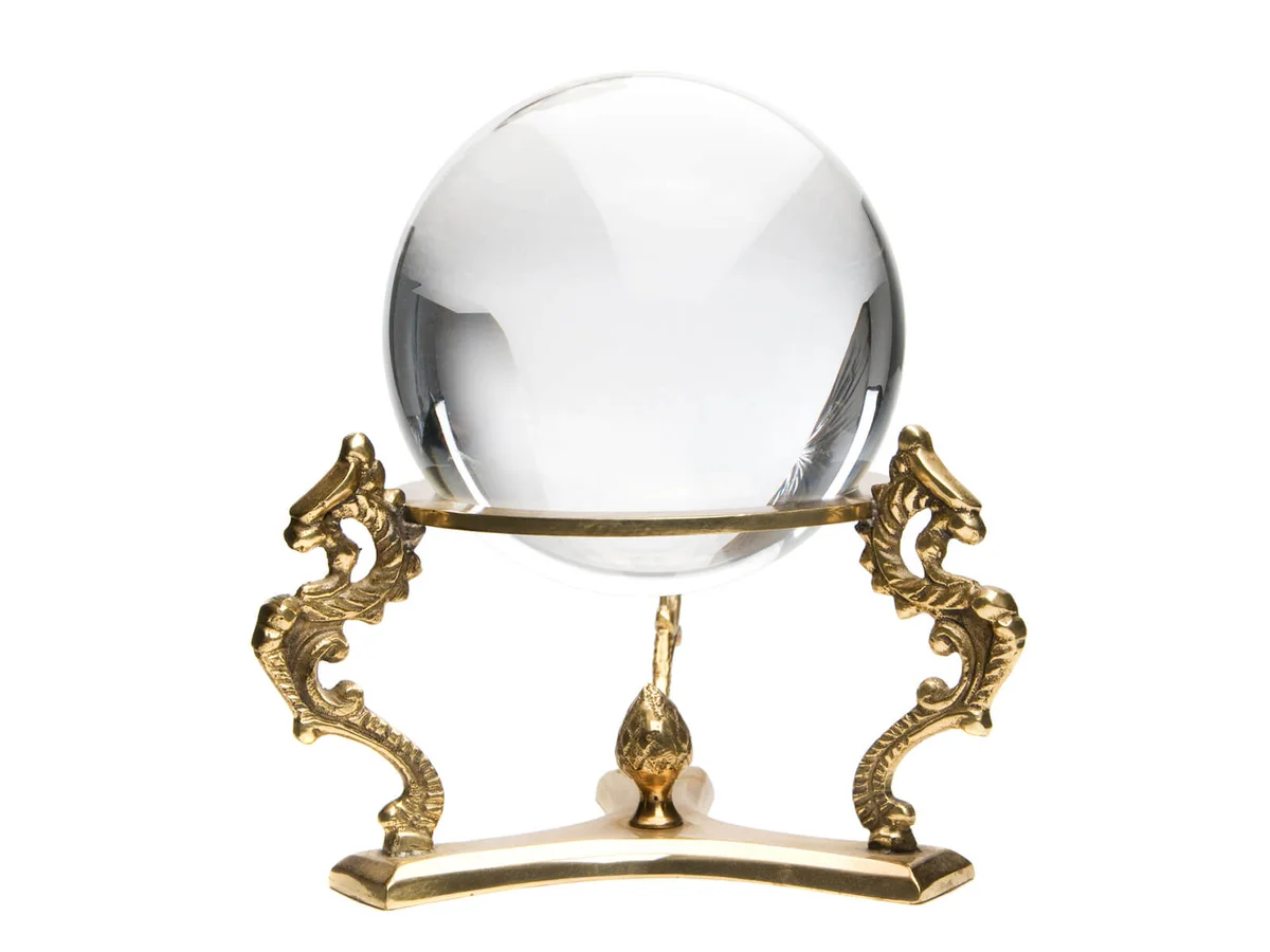 Gold stand with Crystal Ball